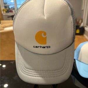 Carhartt style Gray and White Trucker Hat